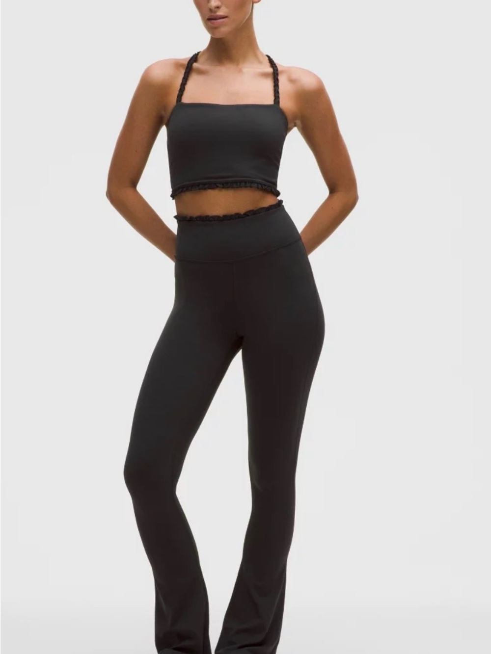 Lululemon Nulu Ruffle-Trim Flared Pant